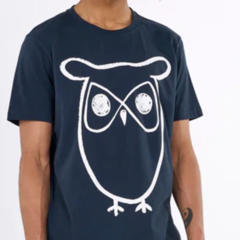 KNOWLEDGE COTTON APPAREL T shirt short Sleeves blue